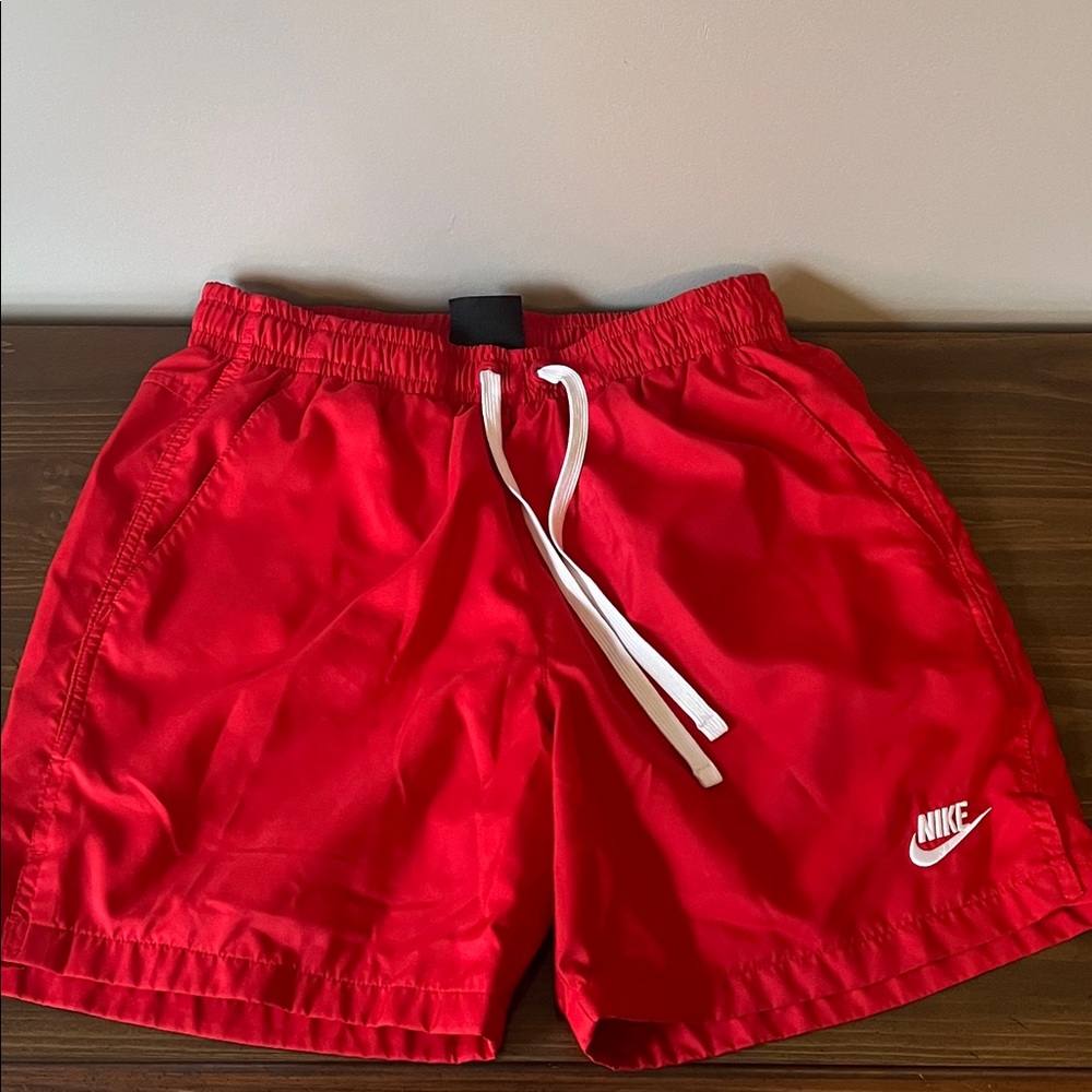 Nike Men's Vibrant Red Swim Shorts